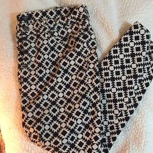 J. Crew factory geometric jeans